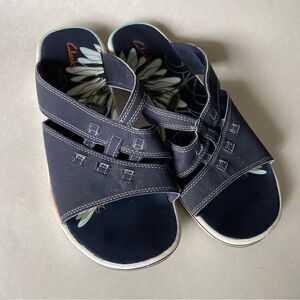 Clarks Collection Sandals Thong Flip flop black 10M